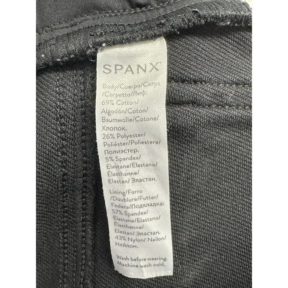 SPANX Ankle Jeggings‎ Womens Size Small Black Pants